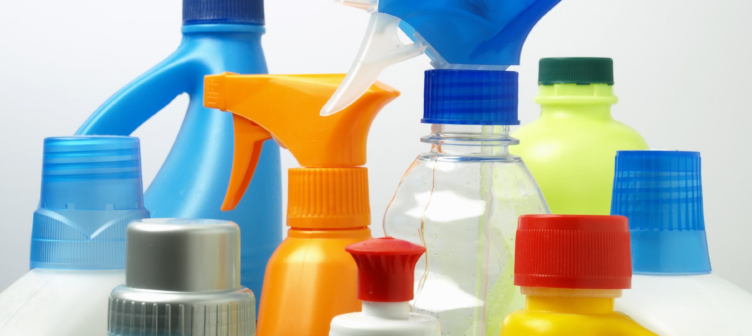 A display of various Cleaning Products