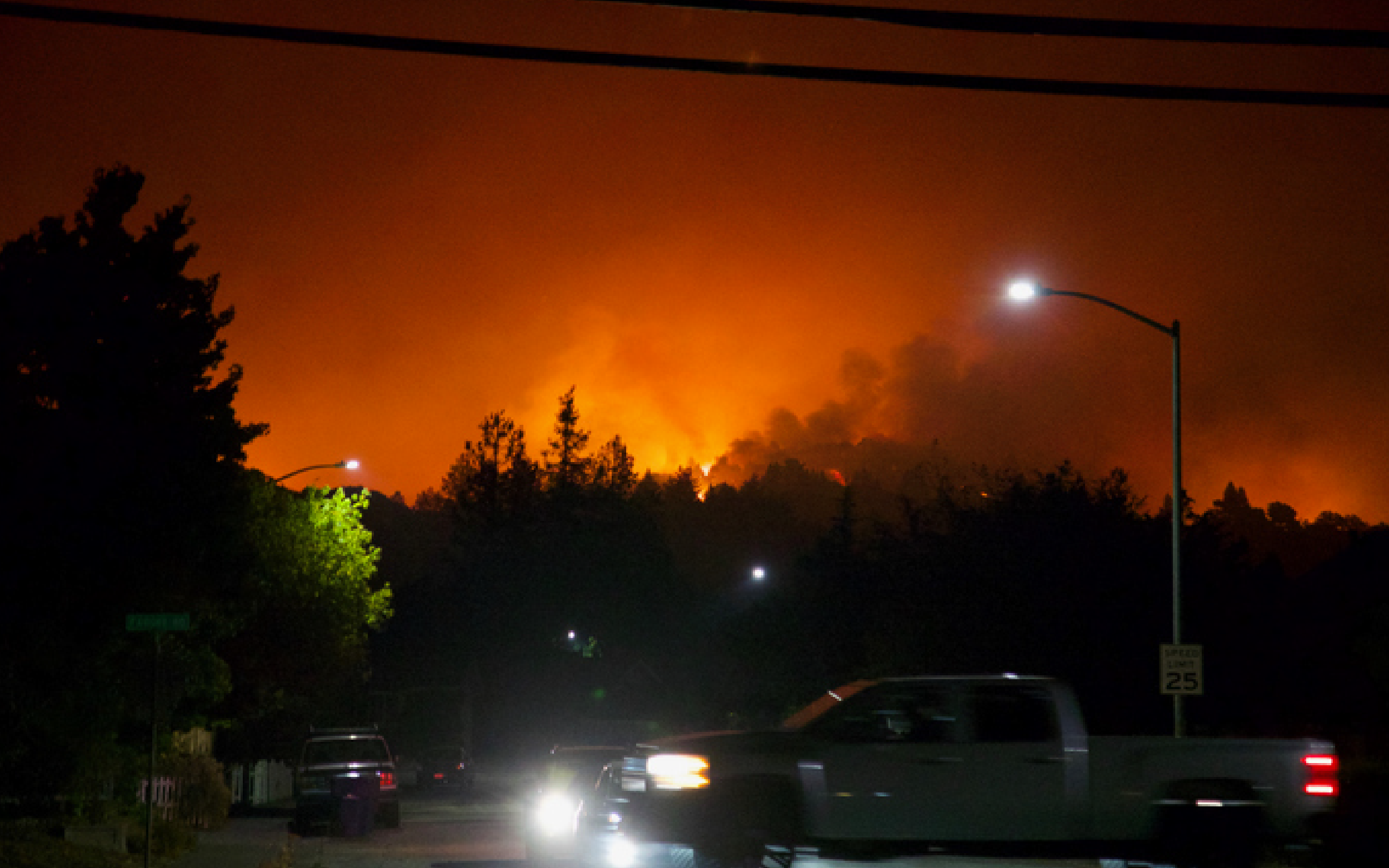 Wildfire evacuation